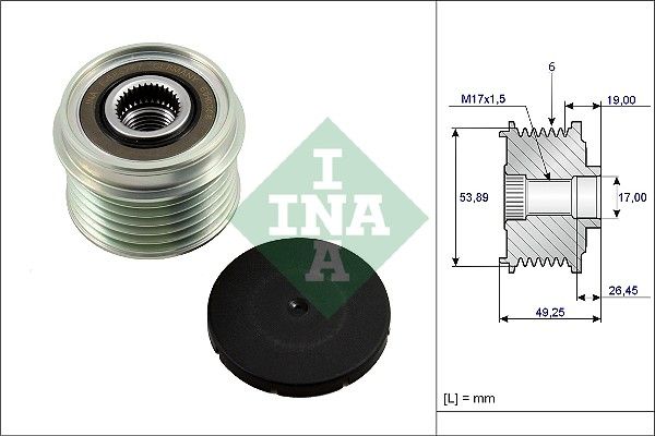 INA 535023310 | Alternatör Kasnağı Suzuki Jımny (Fj) (1998-2019)