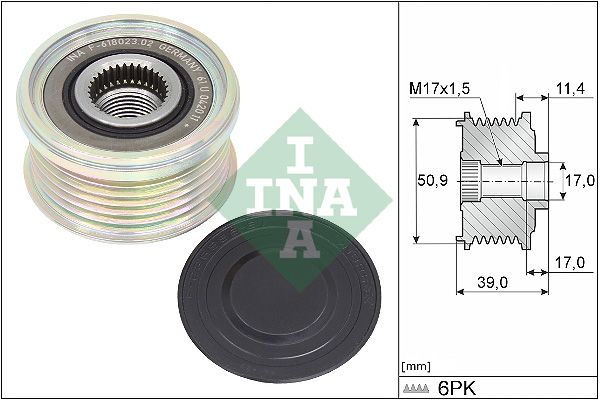 INA 535035810 | Alternatör Kasnağı Mazda Cx 5 (2017 >)