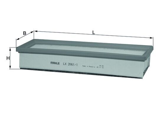 MAHLE LX2061/1 | Hava Filtresi Dokker-Logan II-Sandero II 1.4 / 1.6