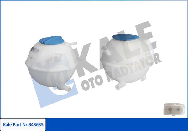 KALE 343635 | Yedek Su Deposu (VW Golf 98-06 Audi A3 97-03 Seat Leon 00-06 Skoda Octavia 97-11)