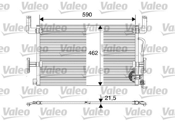 VALEO 816980 | Klima Radyatörü Renault Premıum D.210-250.16-19 Rvı