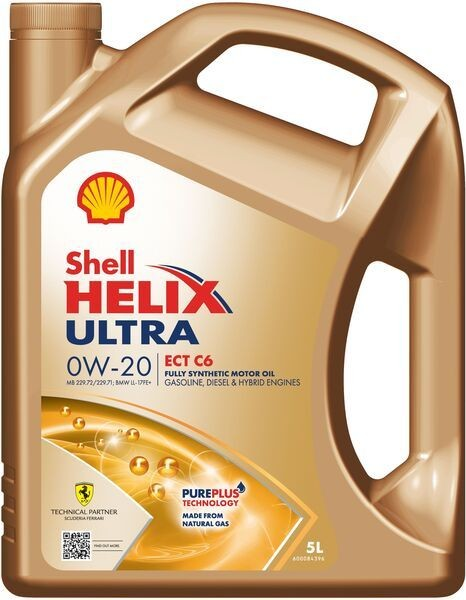 550074671 | Shell Helix Ultra ECT C6 0W/20 5 Litre