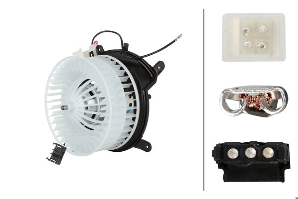 HELLA 8EW366400731 | Kalorifer Motoru 210