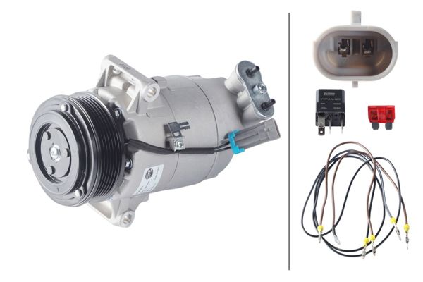 HELLA 8FK366200701 | Klima Kompresörü Opel Astra H / Zafira B Z19dth