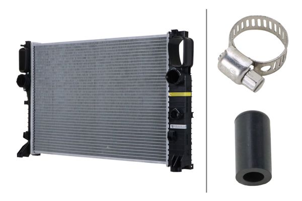 HELLA 8MK366300-621 | Su Radyatörü W211