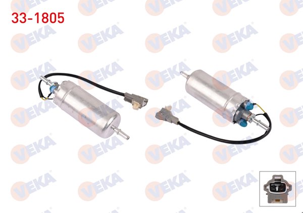 VEKA 33-1805 | Yakıt Pompası Kablolu 3 Bar Fiat Albea 1.3 Mjt 2003-2007 / Palio 1.3 Mjt 1996-2005