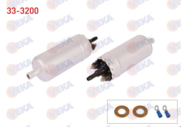 VEKA 33-3200 | Yakıt Pompası 4 Bar Opel Vectra B 2.0İ 1995-2003 / Renault R21 Optıma 1.6 1986-1993 / Manager 1.7-2.0 1986-1993 / Concorde 2.0 1986-1993 / R19 1.6 1988-2001 / R11 1.7 1983-1995 / R9 1.4-1.6 1985-2000