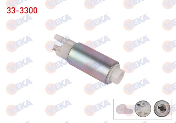 VEKA 33-3300 | Yakıt Pompası Suzgeclı 3 Bar 206 1.6İ 16V-2.0İ 1998-2006 / 406 2.0İ 1995-2004 / 307 1.6 2000-2007 / Berlingo 1.4İ 1996-2008 / C4 1.6 2004-2009 / C5 2.0 2001-2008 / Clio II 1.2-1.4İ-1.6İ 98-05 / Thalia 1.2 98-08