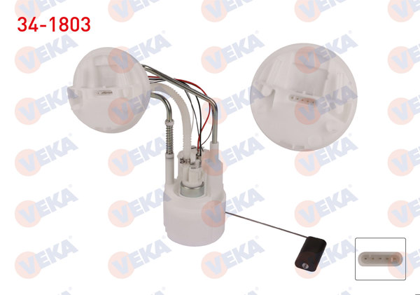 VEKA 34-1803 | Yakıt Depo Şamandırası 4 Bar Dogan Sahın SLX Ie 1.6 1993-2002