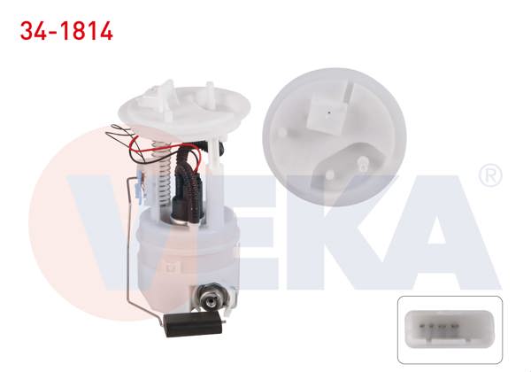 VEKA 34-1814 | Yakıt Depo Şamandırası 3.5 Bar Fiat G Punto Evo 1.4 2008-2012 / A.Romeo Mıto 1.4 T 2008-/ G Punto 1.2 8V 2005-2012 / G Punto 1.4 2005-2012 / G Punto Evo 1.2İ 2008-2012 / Punto 1.2 2012-/ Punto 1.4 2012 -