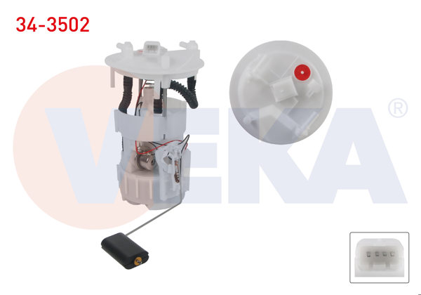 VEKA 34-3502 | Yakıt Depo Şamandırası 3.5 Bar Renault Megane II (Bm0 / 1,Cm0 / 1) 1.6 16V 2002-2008 / Megane II (Bm0 / 1,Cm0 / 1) 1.4İ 2002-2008