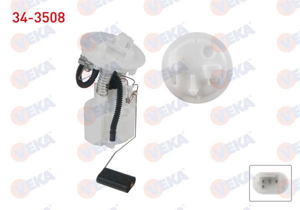 VEKA 34-3508 | Yakıt Depo Şamandırası Çift Çıkış 3 Bar Renault Megane I 1.4İ 16V 1996-2003 / 1.6İ 16V 1996-2003 / 2.0İ 1996-2003 / Renault Scenic I 1.6İ 16V 1999-2003 / 1.4İ 16V 1999-2003 / 2.0 16V 1999-2003