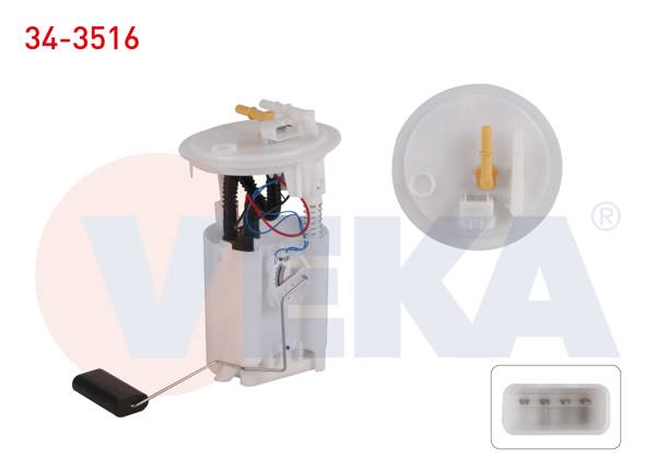 VEKA 34-3516 | Yakıt Depo Şamandırası 3.5 Bar Renault Clio III (Br0 / 1,Cr0 / 1) 1.6İ 16V 2005-2012 / Clio III (Br0 / 1,Cr0 / 1) 1.2İ 16V 2005-2012 / Clio III (Br0 / 1,Cr0 / 1) 1.4İ 16V 2005-2012