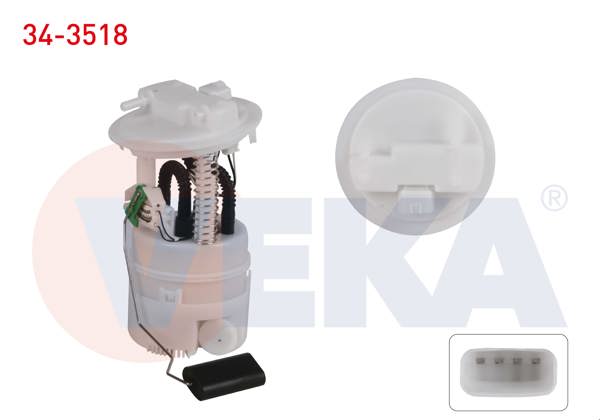 VEKA 34-3518 | Yakıt Depo Şamandırası 3.5 Bar Renault Clio IV 1.2 16V 2012 -