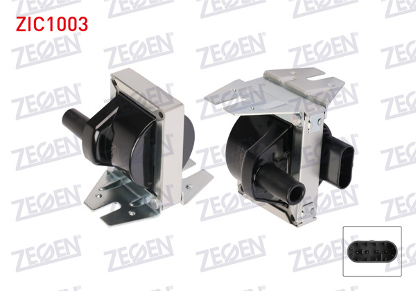 ZEGEN ZIC1003 | Ateşleme Bobini Fiat Dogan 1.6 SLX 1993-2002 / Kartal 1.6 SLX 1993-2002 / Sahın 1.6 S 1993-2002 / Tempra 1.6 1992-1999 / Tipo 1.4İ 1990-2000 / Tipo 1.6 1990-2000 / Uno 70 1.4İ 1994-2000