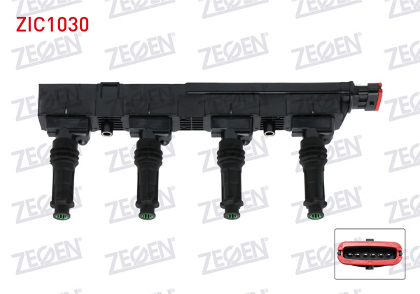ZEGEN ZIC1030 | Ateşleme Bobini Opel Corsa B 1.2İ 16V (X12xe) 1993-2000 / Corsa C 1.2 16V (Z12xe) 2000-2006 / Astra G (F69) 1.2 16V (X12xe,Z12xe) 1998-2005 / Agila A (H00) 1.2İ 16V (Z12xe) 2000-2007
