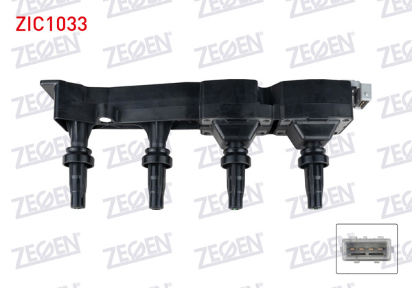ZEGEN ZIC1033 | Ateşleme Bobini Peugeot 206 1.6İ 16V (Tu5jp4) 1998-2006 / 207 1.6İ 16V 2006-2012 / 307 1.6 2000-2007 / 405 I 1.6İ 1987-1996 / C2 1.6 2003-2009 / C3 1.6 2002-2009 / C4 1.6 2004-2009 / Xsara 1.6 1997-2005