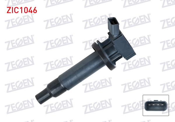 ZEGEN ZIC1046 | Ateşleme Bobini Toyota Corolla 1.6 Vvt-I 2002-2007 / Auris 1.4 Vvt-I 2007-2012 / Avensis 1.6 Vvt-I 1997-2003 / Corolla 1.4 Vvt-I 2002-2007 / Yaris 1.0 Vvt-I 2006-2010 / Citroen C1 1.0 2005-2015