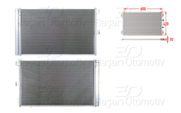 WISCO 3143144-00 | Klima Radyatörü 650X420x10 Mercedes-Benz A-45 Amg. CLA-45 Amg 12 >