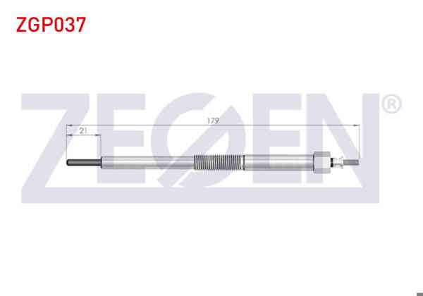 ZEGEN ZGP037 | Kızdırma Buji 11V Nissan Navara (D22) 2.5 DCI 1997-2004 / Navara (D40) 2.5 DCI 2005-2015 / Pathfinder (R51) 2.5 DCI 2005-/ X-Traıl (T30) 2.0 DCI 2001-2007 | 10 Adet