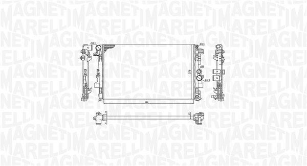 MAGNETI MARELLI 350213955000 | Su Radyatörü W639 M646 03-12