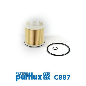 PURFLUX C887 | Mazot Filtresi 20 > Clio.V-Kangoo.III 1.5Bluedci