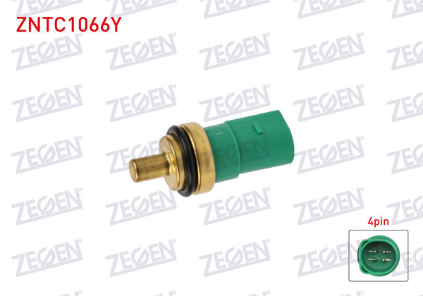 ZEGEN ZNTC1066Y | Hararet (Ntc) Müşürü Yesıl Volkswagen Golf IV 1.6 2000-2005 / Bora 1.6 2000-2005 / Skoda Octavia I 1.6 2000-2010 / Seat Leon 1.6 2000-2006 / Audi A4 1.9 TDI 1996-2001