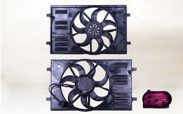 WISCO 1113026-00 | Fan Motoru Davlumbazlı (410 mm-4 Fıs-7 Kanat-450W) Audi A3 Q2 Seat Ateca Leon Skoda Karoq Kodiaq Octavia Superb VW Arteon Golf7 7.5 Passat Tiguan 1.0 TSI 1.0 TFSI 1.2 TSI 1.2 TFSI 1.4 TSI 1.4 TFSI 1.5 TSI 1.5 TFSI 1.6 TDI 2.0 TDI 13 >