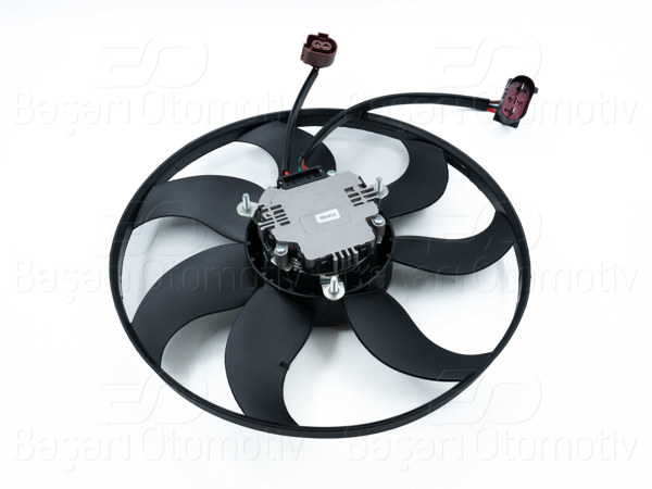WISCO 1113028-00 | Fan Motoru Davlumbazsız (360 mm-4 + 2 Fıs-7 Kanat) VW Golf5 Jetta Passat Leon 05 >