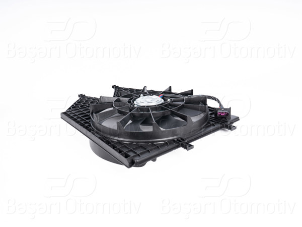 WISCO 1113830-00 | Fan Motoru Davlumbazlı (390mm-350W) Audi A1 Seat Ibiza Skoda Fabia 2 VW Polo 1.2-1.9 TDI 09 >