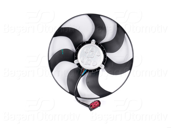 WISCO 1114239-00 | Fan Motoru Davlumbazsız (387 mm-4 Fıs-8 Kanat) VW Polo Skoda Fabia Rapid Seat Ibiza Audi A1 1.4 TSI 09-14