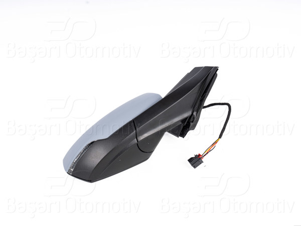 WISCO 1233968-00 | Ayna Sağ + Elk + Isı + Ast + Kon + Sın 6 Pin VW Polo 18 -