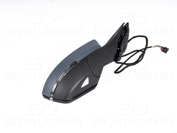 WISCO 1236897-00 | Ayna Sağ + Elk + Isı + Ast + Sın + Kat + Alt Ayd 9 Pin Skoda Superb 15 -