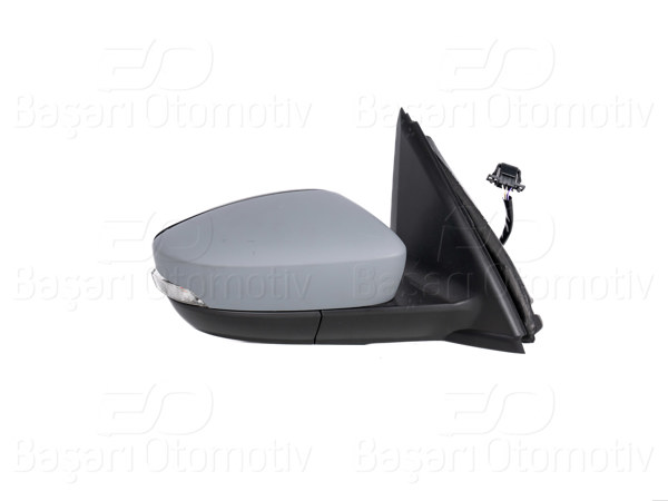 WISCO 1236899-00 | Ayna Komple Sağ Elek + Isı + Ast + Sın Skoda Fabia 15-18