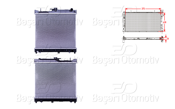 WISCO 3114146-00 | Su Radyatörü Brazing At 375X438x26 Suzuki Jımny (Sn) 1.3 98 >