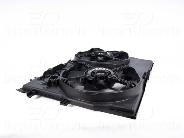 WISCO 3114594-00 | Fan Motoru Davlumbazlı Çiftli Fan (385mm + 4Fs + 250W) Fiat Ducato Peugeot Boxer Citroen Jumper 2.0 Mjt 2006 >