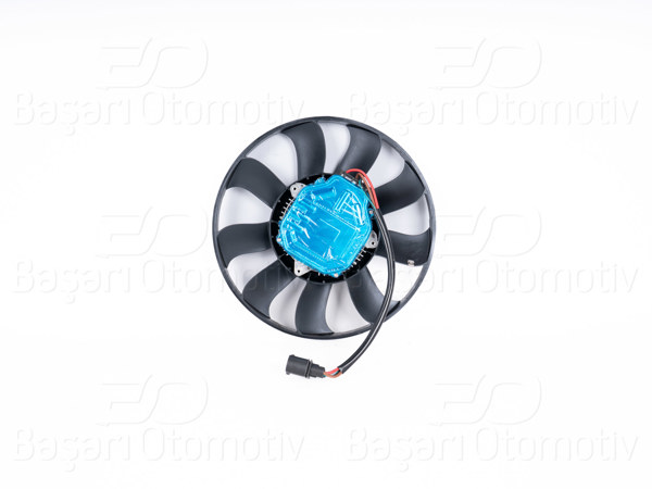 WISCO 3114862-00 | Fan Motoru Davlumbazsız (390mm-4Fıs-600W-9Kanat) Porsche Cayenne Audi A6 A7 A8 Q7 Q8 VW Touareg 16 >