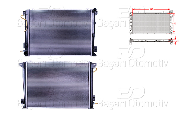 WISCO 3113854-00 | Su Radyatörü Brazing At 640X484x26 mm Hyundai Sonata 2.0Crdı 06 >