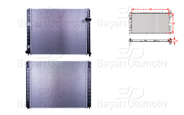 WISCO 3114064-00 | Su Radyatörü Brazing At 636X528x26 Infiniti Fx 3.7-5.0 08 > / Ex 3.5-3.7 08 > / Qx70 3.7 13 >
