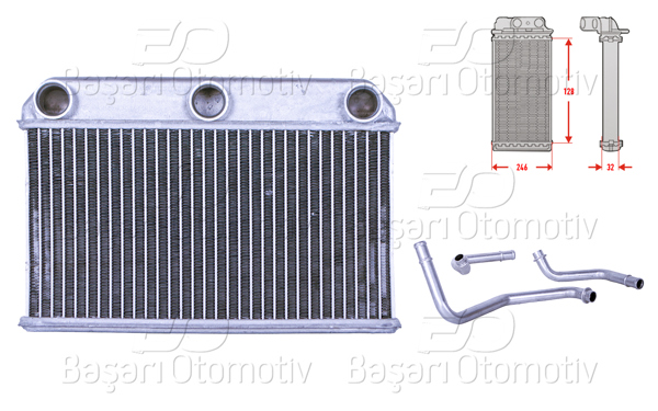 WISCO 3143594-00 | Kalorifer Radyatörü Brazing 131X260 mm BMW X5 (F15, F85) 25 D Xdrive 15-18 30 D Xdrive 08-13 X6 (E71, E72) 35 D Xdrive 08-14 40 D Xdrive 14-19