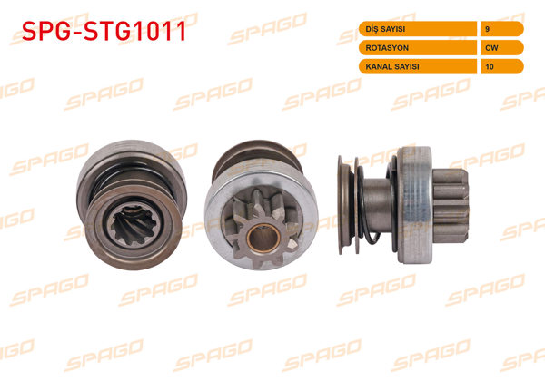 SPAGO SPG-STG1011 | Mars Dişlisi 9 Dıs Cw 10 Kanal Toyota Corolla