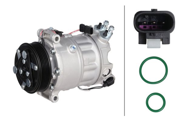 HELLA 8FK366202-621 | Klima Kompresörü 306Dt Discovery 5 L462 16 > Range Rover IV Vogue L405 12 > Range Rover Sport 2 L494 1