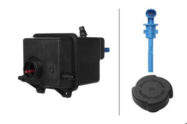 HELLA 8MA366365-611 | Yedek Su Deposu BMW N62 B44 B48 X5 E53 Range Rover 3 L322 3.0D 02 > 12 Range Rover 3 L322 4.4 02 > 05