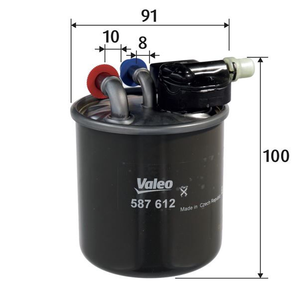 VALEO 587612 | Yakıt Filtresi (Sensörlü) W176 12 > 18 W246 11 > 18 W204 11 > 14 C117 13 > 19 W212 11 > 15 W213 16 > 18