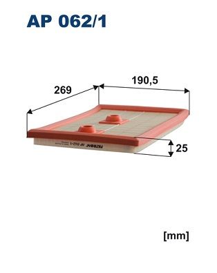 FILTRON AP062-1 | Hava Filtresi Vag A1 A3 Q2 Q3 Cad4 Go6-7-8 Jet4-5 Pas Po5 T5 10 -