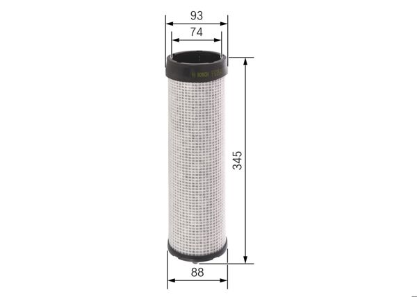 BOSCH F026400333 | Hava Filtresi Ic Renault Trucks-Volvo Daily III IV 99 > 11 Newholland Massey Ferguson Landını Johndere