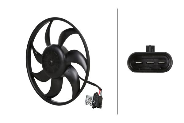 HELLA 8EW366421331 | Fan Motoru Opel Corsa C 1.3-1.7 D