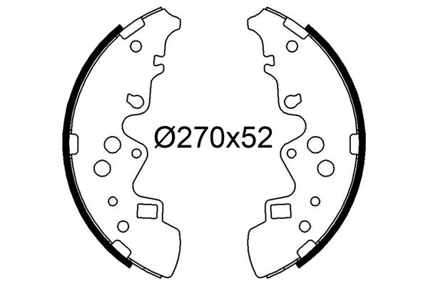 VALEO 564314 | Fren Pabuclu Balatası Mazda E2200 97 >