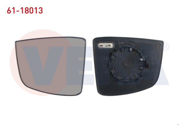 VEKA 61-18013 | Ayna Camı Sol Isıtmalı Fiat Doblo 2010-/ Opel Combo 2012 -