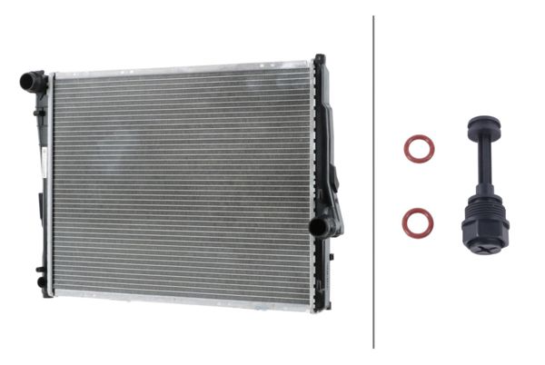 HELLA 8MK366303191 | Radyatör E-46 Otomatik + Mekanik